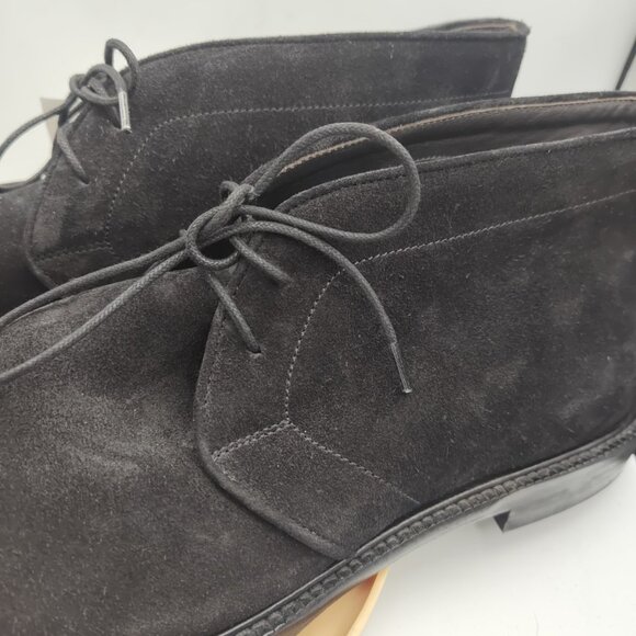 New Paul Smith ALEC? SUEDE CHUKKA BOOTS BLACK Size UK 11 US 12 EUR 45 Italy - Picture 2 of 14